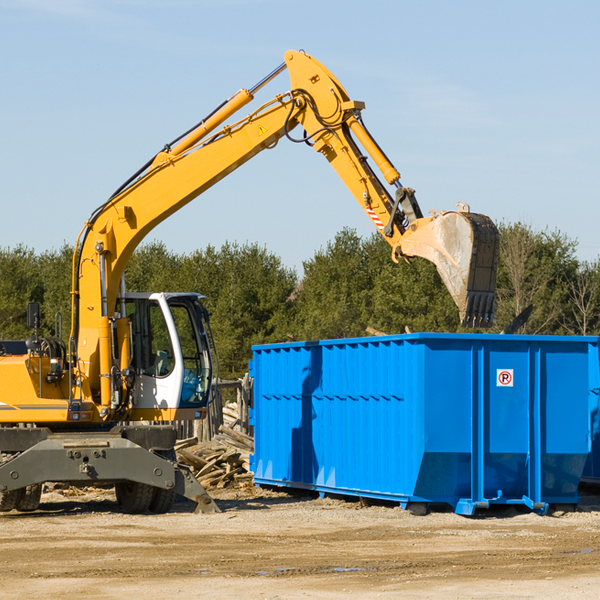 how does a residential dumpster rental service work in Lakeland Village